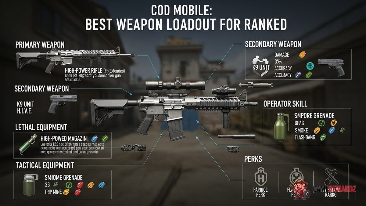 COD Mobile: Best Weapon Loadout for Ranked